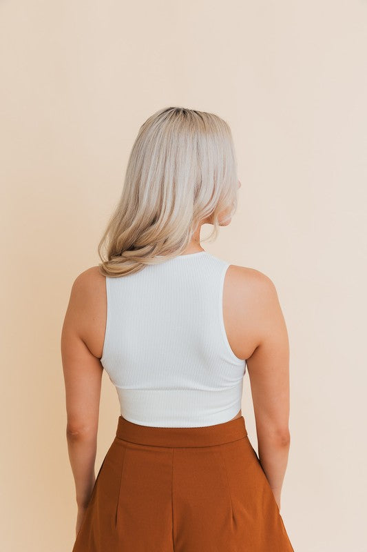 Ultra Comfy Ribbed Crop Top