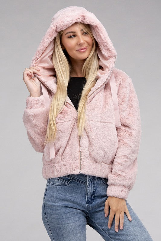 Luxe Fluffy Teddy Hoodie