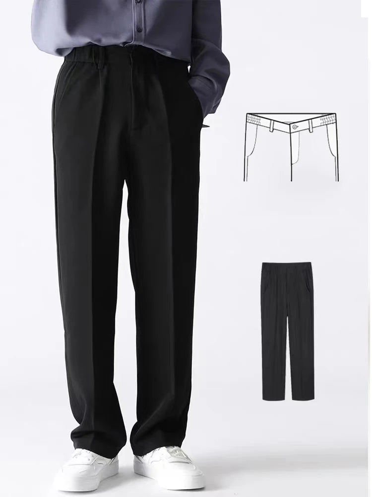 Classic Black Wide Leg Trousers