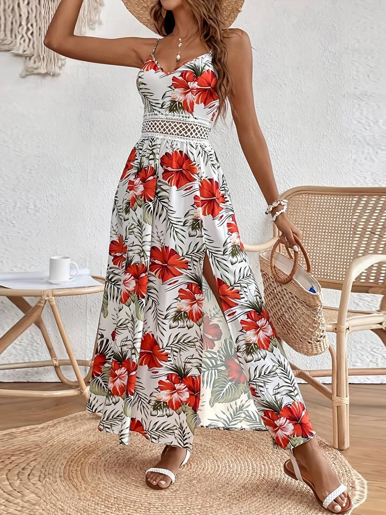 Tropical Breeze Summer Maxi Dress