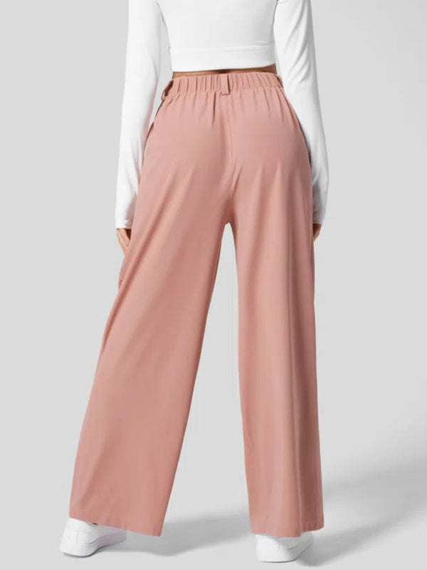 Relaxed Fit High Waist Trousers